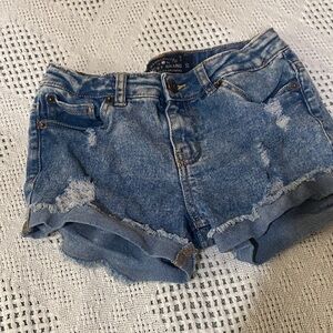 Lucky Brand Distressed Blue Jean Shorts